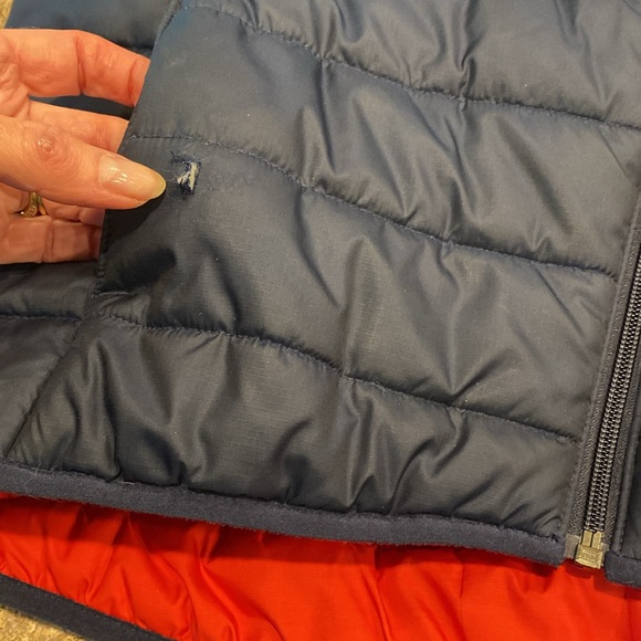 Nike NFL Team Apparel New England Patriots WITH FLAWS Reversible Puffy Vest XL - Picture 4 of 15